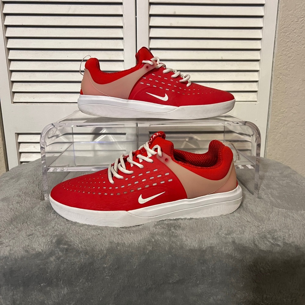 Nike SB Zoom Nyjah 3 "University Red White" - Men's Size 11 (DV1187-600)